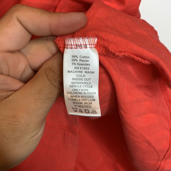 D & Co Denim & Co Stretch Top 2X PLUS SIZE - Picture 3 of 4